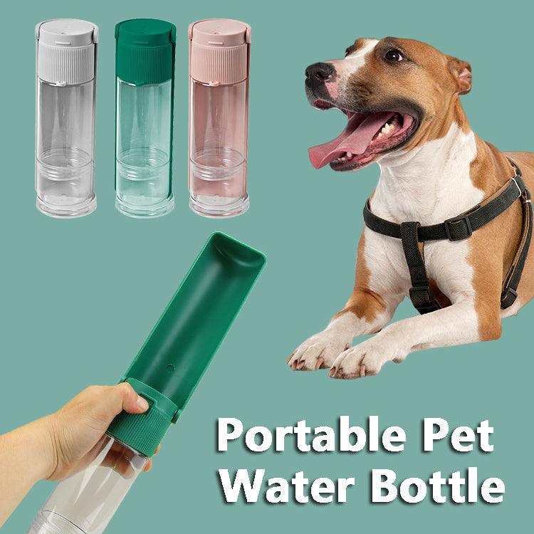 Portable Pet Water Bottle & Travel Bowl for Dogs & Cats